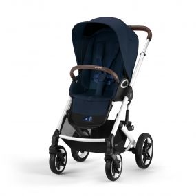 Cybex Kinderwagen Talos S Lux Silver Ocean Blue Navy Blue