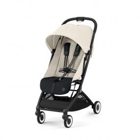 Cybex Buggy Orfeo Black Canvas White Light Beige