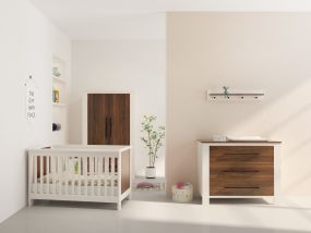 Cabino Babykamer Dallas Walnut 3 Delig