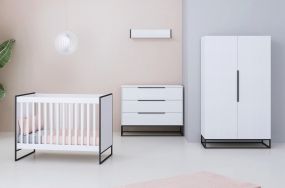 Cabino Babykamer Fresno Wit 3-delig