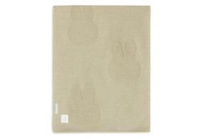 Jollein Deken Wieg 75x100cm Miffy Olive Green/Coral Fleece