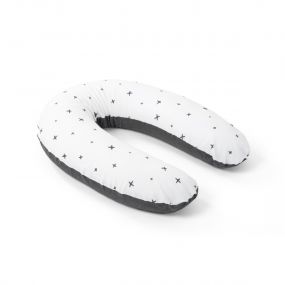 Doomoo Buddy Voedingskussen 180cm Stars Anthracite