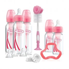 Dr. Brown's Giftset Standaard Halsfles Roze 