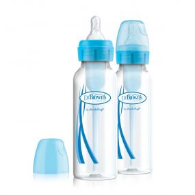 Dr. Brown's Standaardfles Duo-pack Blauw 250 ml