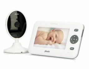 Alecto Babyfoon Met Camera En 4,3 Inch Kleurenscherm Wit