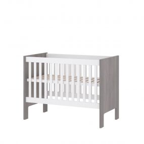 Cabino Baby Bed Fresno White Grey