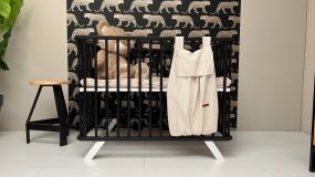 Cabino Babybox Inklapbaar Met In Hoogte Verstelbare Bodem Luxe Zwart 