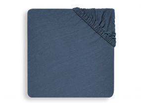 Jollein Hoeslaken Ledikant Jeans Blue 60 x 120 cm