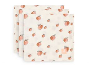Jollein Hydrofiele Doek Peach 3 Stuks 70 x 70 cm