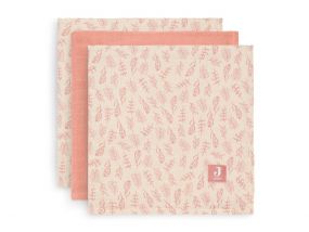 Jollein Hydrofiele Doek Meadow Rosewood 3 Stuks 70 x 70 cm