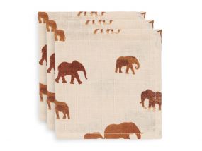 Jollein Hydrofiele Doek Savannah 3 Stuks 70 x 70 cm
