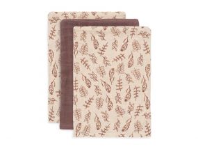 Jollein Hydrofiele Washandjes Meadow Chestnut 3 Stuks