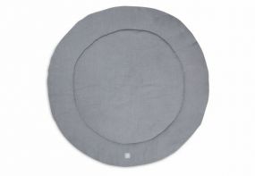 Jollein Boxkleed Rond Basic Knit Stone Grey ⌀ 95 cm
