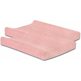Jollein Aankleedkussenhoes Badstof Soft Pink Duo Pack