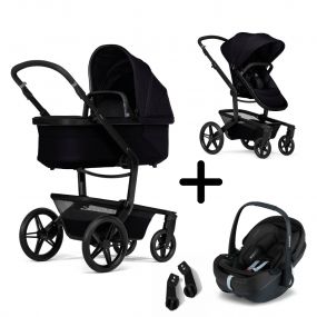 Joolz Kinderwagen 3 in 1 Day5 Space Black + Joolz Maxi-Cosi Groep 0 Autostoel Pebble 360 Pro