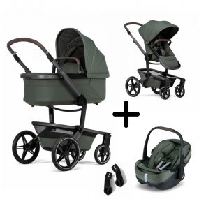 Joolz Kinderwagen 3 in 1 Day5 Forest Green + Joolz Maxi-Cosi Groep 0 Autostoel Pebble 360 Pro