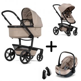 Joolz Kinderwagen 3 in 1 Day5 Special Sandy Taupe Black Frame + Joolz Maxi-Cosi Groep 0 Autostoel Pebble 360 Pro 