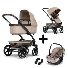 Joolz Kinderwagen 3 in 1 Geo3 Sandy Taupe + Joolz Maxi-Cosi Groep 0 Autostoel Pebble 360 Pro