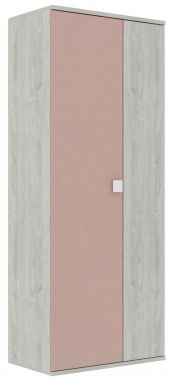 2-deurs Kledingkast Jules Antique Pink