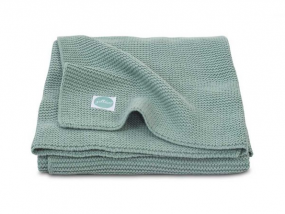 Jollein Deken Ledikant 100x150 cm Basic Knit Forest Green