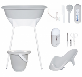 Luma Badset 8-delig Light Grey