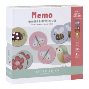 Little Dutch Memo Flowers And Butterflies