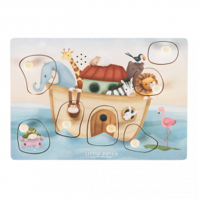 Little Dutch Ark van Noach Geluidenpuzzel FSC
