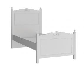 Tienerbed Lora Wit 90 x 200 cm