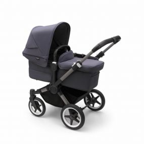 Bugaboo Donkey 5 Mono Kinderwagen 2 In 1 Graphite Stormy Blue