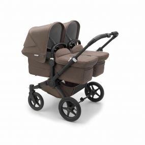 Bugaboo Donkey 5 Tweeling Kinderwagen Premium Mineral Black Taupe