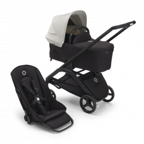 Bugaboo Kinderwagen 2 In 1 Dragonfly Black Midnight Black Misty White