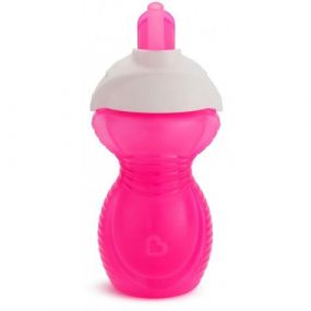 Munchkin Drinkbeker Click Lock Flip Straw Cup Roze