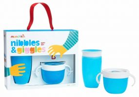 Munchkin Nibbles & Giggles Gift Set Blauw 
