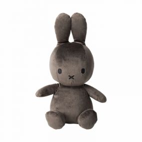 Nijntje Knuffel Velvet Dark Grey 23 cm