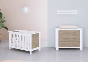 Cabino Babykamer 2 Delig Noël Eiken Wit 