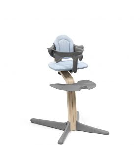 Stokke® Nomi® Chair Beech Grey + Stokke® Nomi® Baby Set Grey