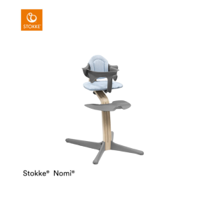 Stokke® Nomi® Chair Beech Grey + Stokke® Nomi® Baby Set Grey