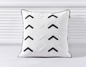 Nordic Kussen Arrow Black White 40 x 40 cm