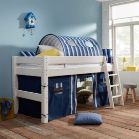 Nova Halfhoogslaper Wit + Speeltent + Koepel