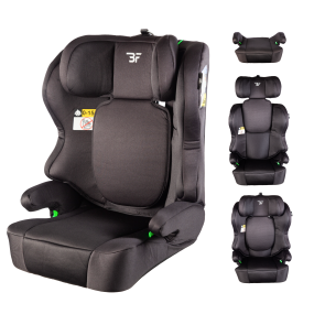 Bebies First Autostoel Pionier Groep 2-3 Zwart i-Size