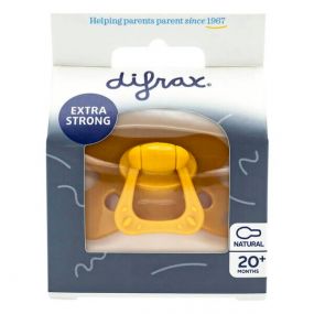 Difrax Fopspeen 20+ Maanden Naturel Honey Geel