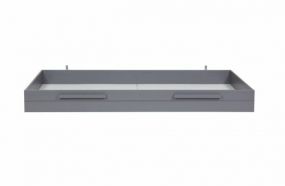 Matras/Bedlade steelgrey geborsteld