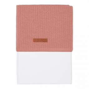 Little Dutch Ledikantlaken Pure Pink Blush 110 x 140 cm