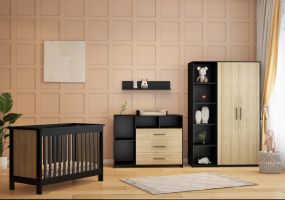 Born Lucky Babykamer Zwart Reno 3 Delig