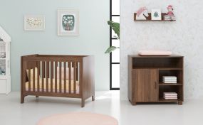 Cabino Babykamer Roan Walnut 2 Delig