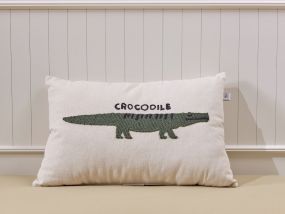 Safari Kussen Crocodile 35 x 50 cm