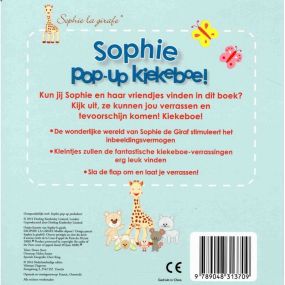 Sophie de Giraf Pop-up Boekje Kiekeboe