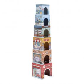 Little Dutch Stapeltoren incl. 6 auto's