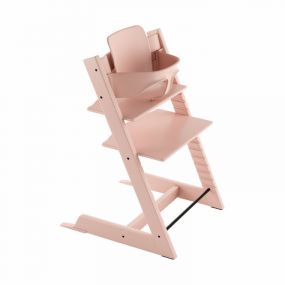 Stokke® Kinderstoel Tripp Trapp® Serene Pink + Gratis Baby Set™