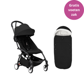 Stokke® YOYO³ Buggy Black + GRATIS voetenzak
